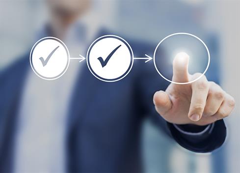 business flow checkmarks business flow checkmarks