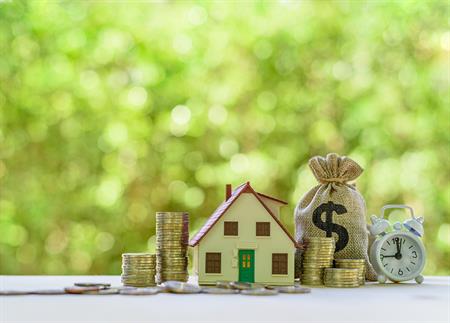 住宅房地产贷款、财务概念图像